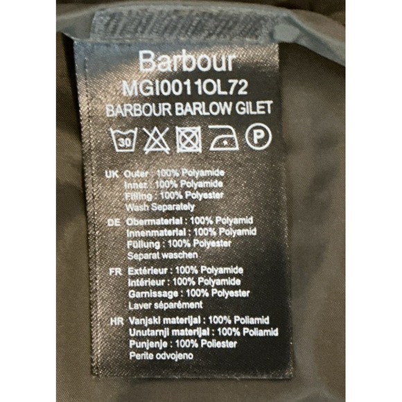 Barbour Barlow Quilted Gilet Vest Size M • Lightweight Puffer • British Outdoor - Picture 12 of 14